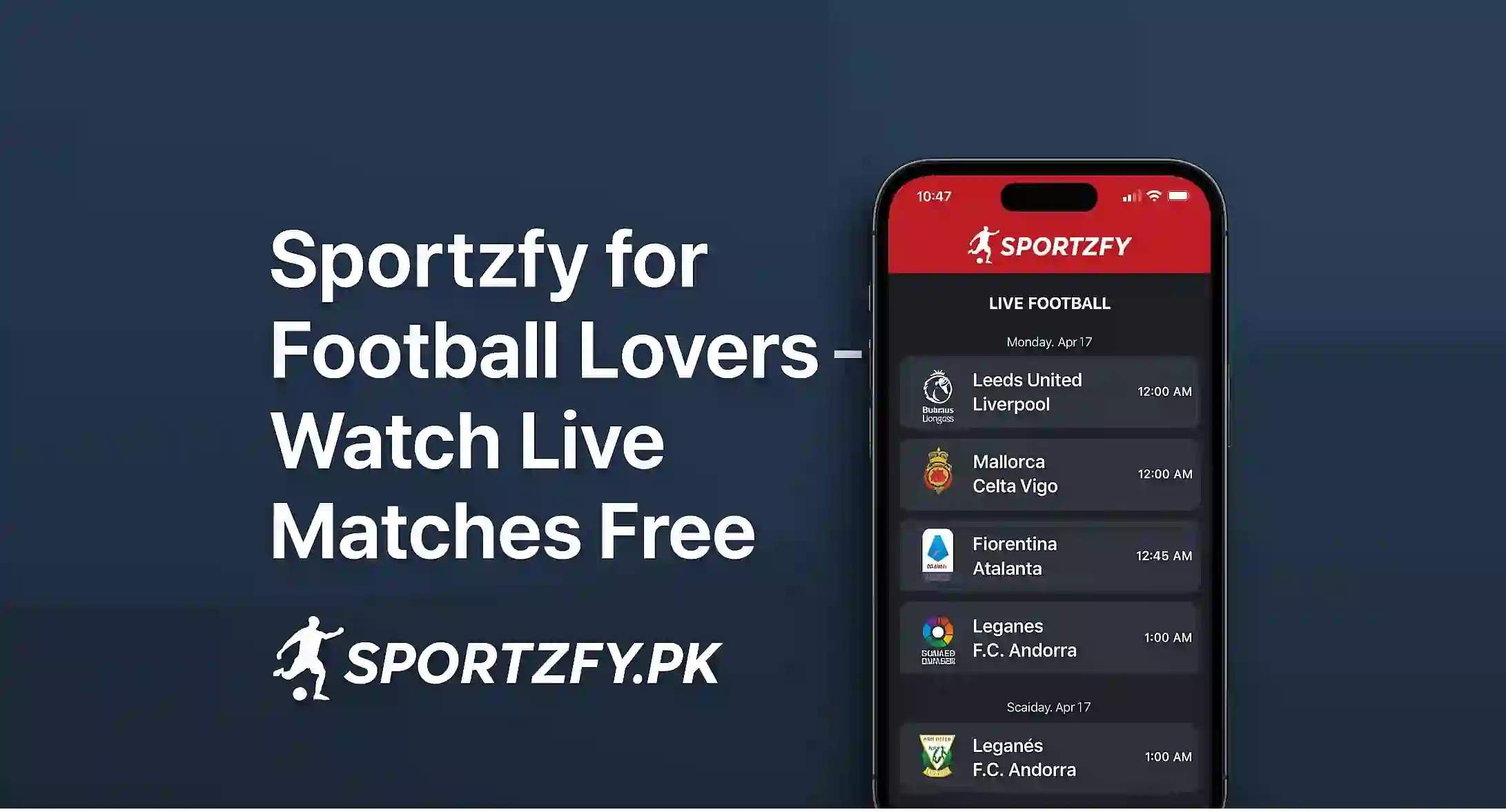 Sportzfy for Football Lovers – Watch Live Matches Free
