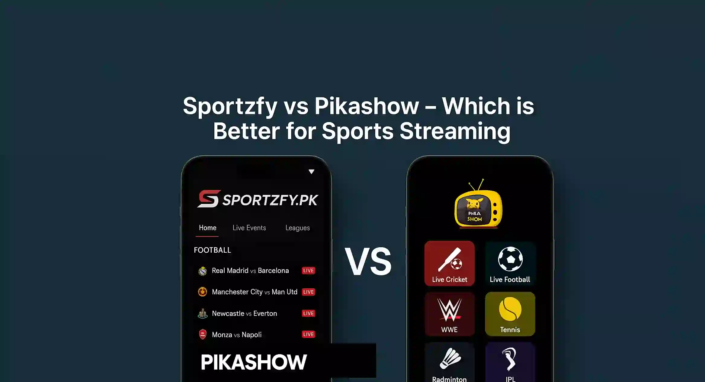 Sportzfy vs Pikashow – Which is Better for Sports Streaming